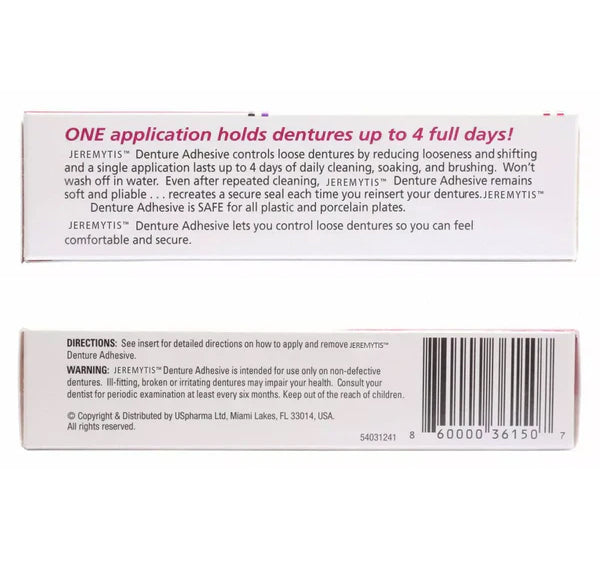 JEREMYTIS™ Thermoplastic Denture Adhesive
