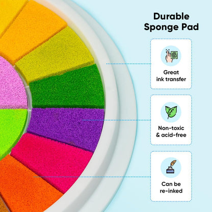 KidsFun Finger Painting Kit ~ Vibrant Colors, Mess-Free Fun