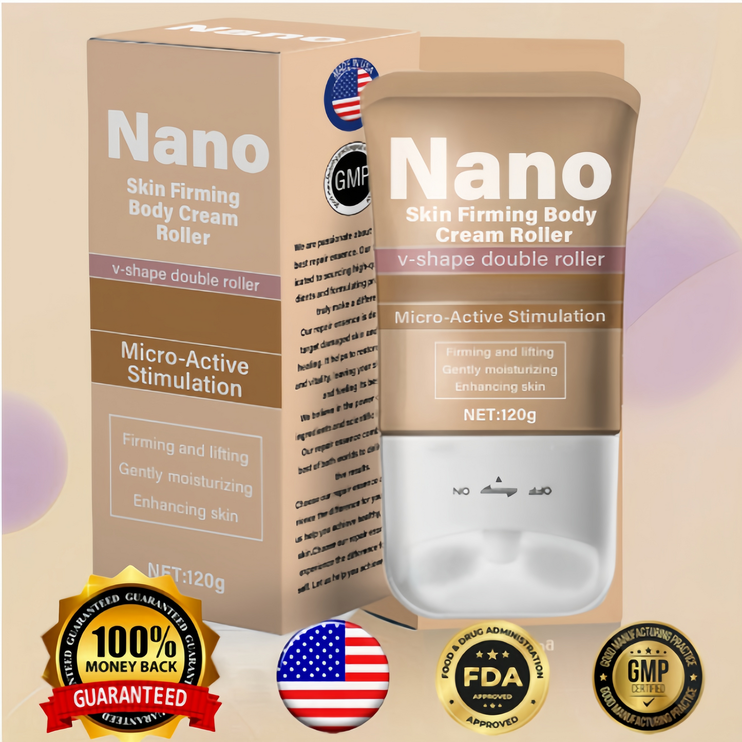 Nano SkinFirming BodyCream Roller