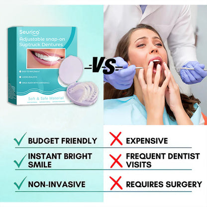 Seurico™ Adjustable Snap-On Dentures 🔥 LAST DAY SALE 75% OFF