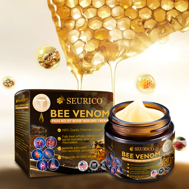 🎄 Holiday Sale Extravaganza: Enjoy 50% Off! 🎁  SEURICO Bee Venom Joint and Bone Cream (✨ Specifically designed for orthopedic diseases and joint pain ✨)