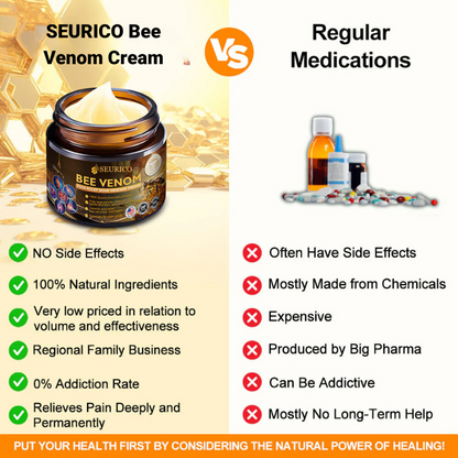 🎄 Holiday Sale Extravaganza: Enjoy 50% Off! 🎁  SEURICO Bee Venom Joint and Bone Cream (✨ Specifically designed for orthopedic diseases and joint pain ✨)