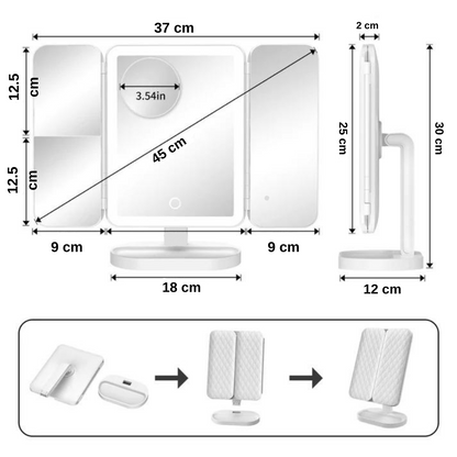 Bleamish - LED Premium V.2 Makeup Mirror