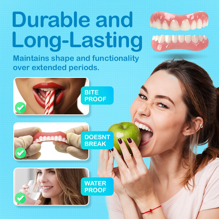 [Official Brand Store] Seamless Smile Silicone Denture Kit ⚡🔥Limited Time Only: Get 50% Off Now!🎁